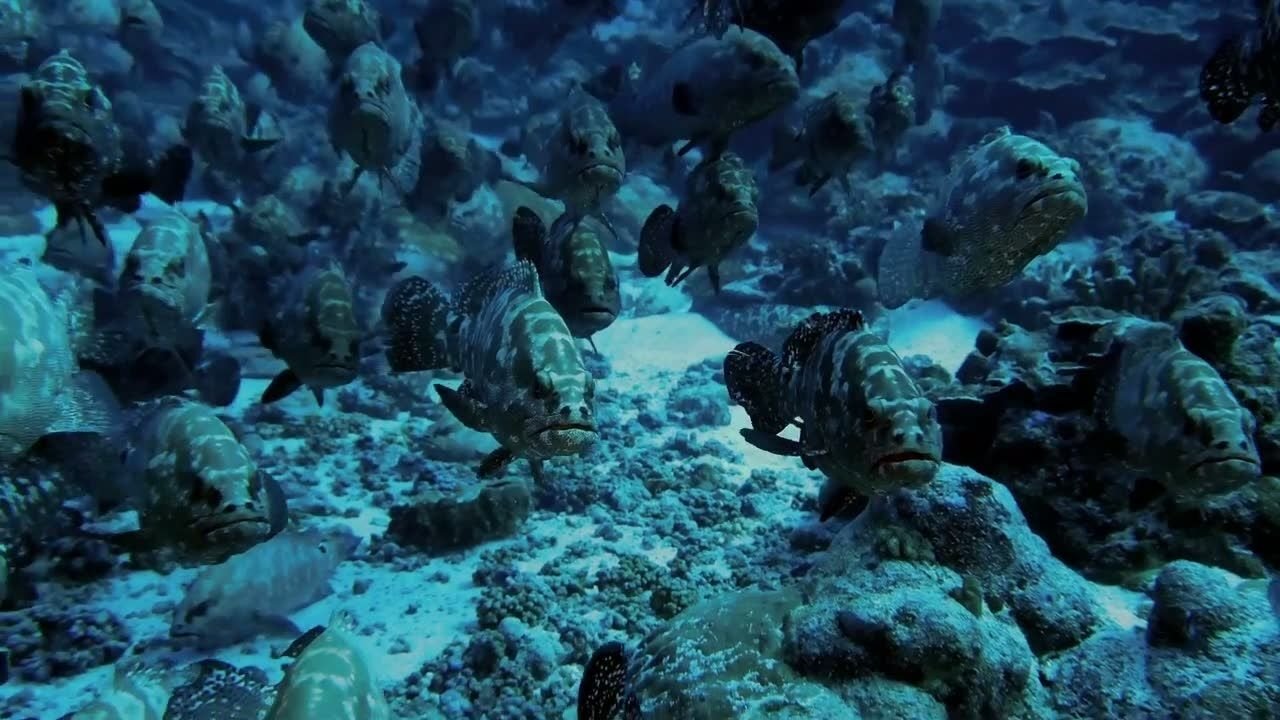 Backdrop for The Grouper Mystery