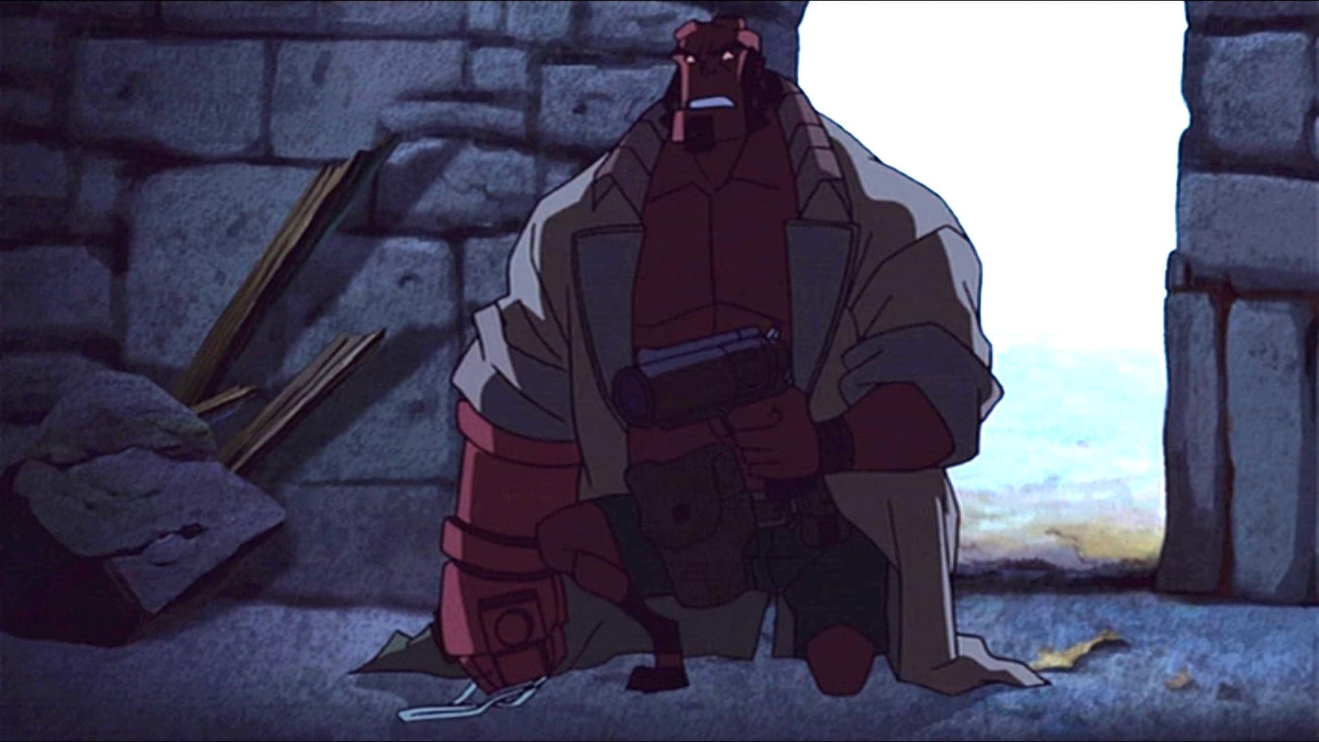 Backdrop for Hellboy Animated: Iron Shoes