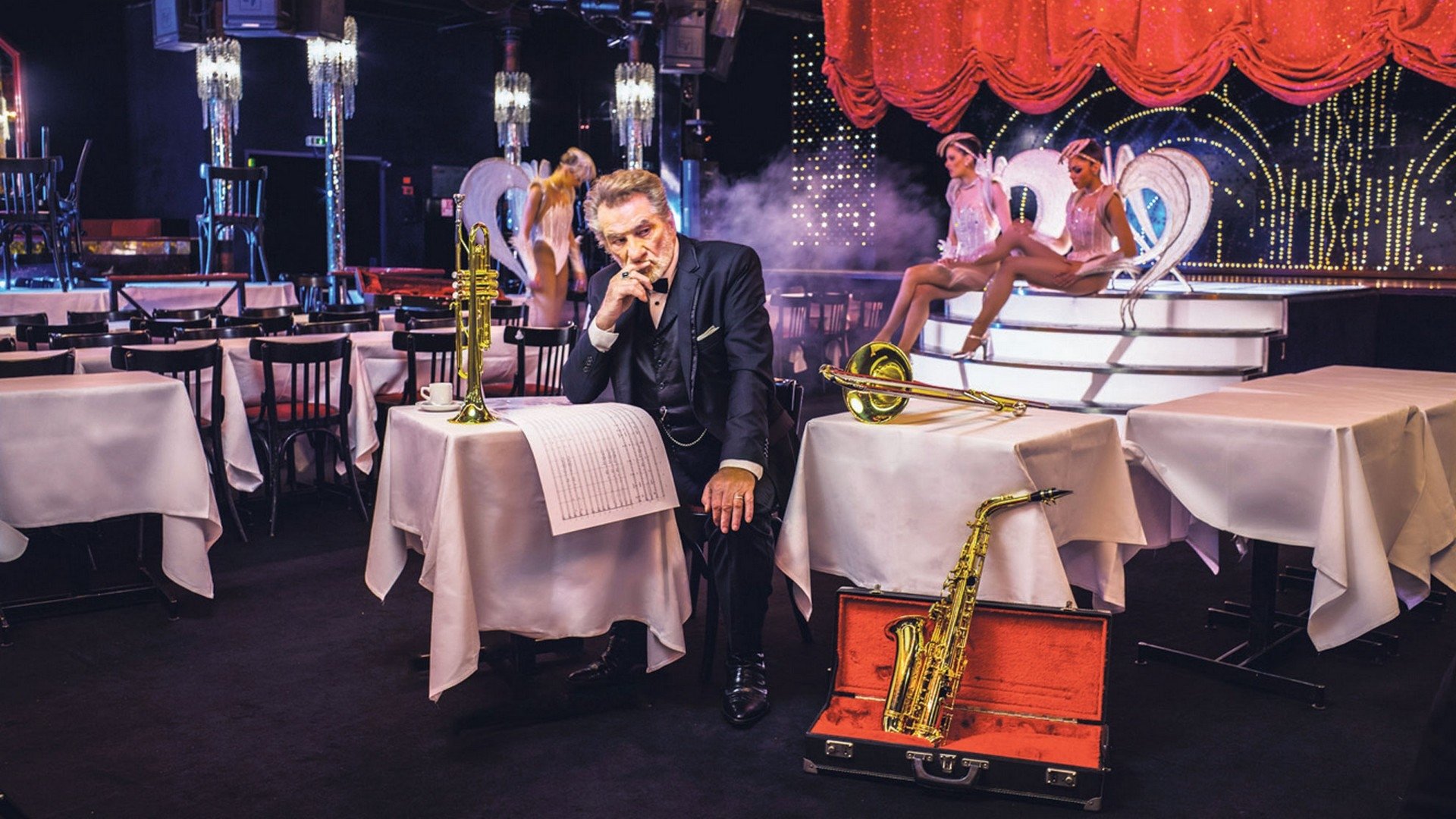 Backdrop for Eddy Mitchell - Big Band