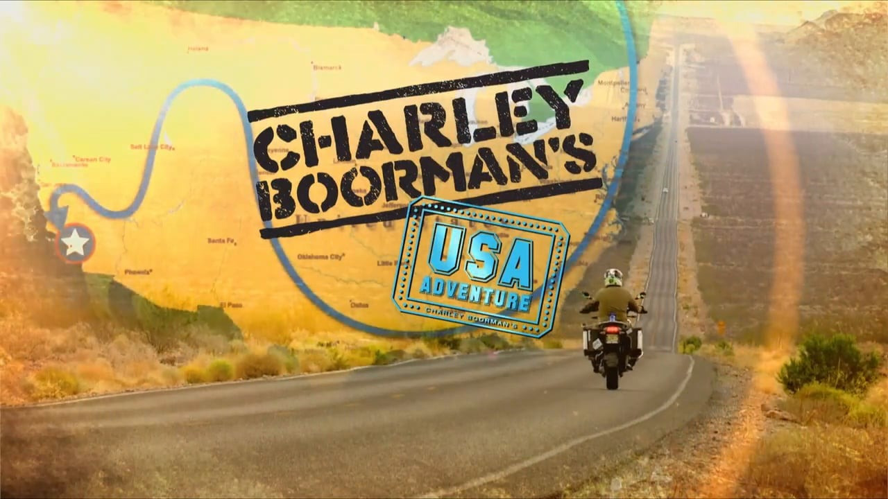 Backdrop for Charley Boorman's USA Adventure