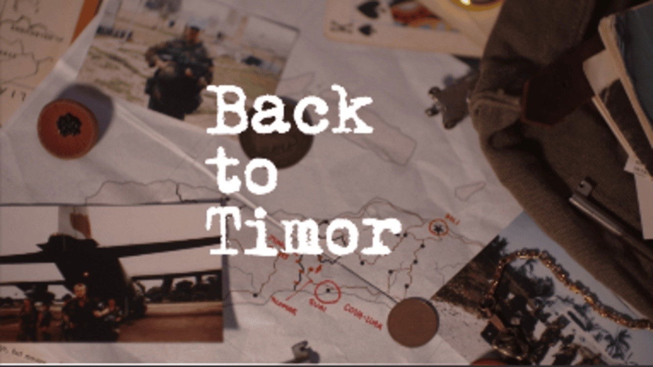 Backdrop for Back to Timor
