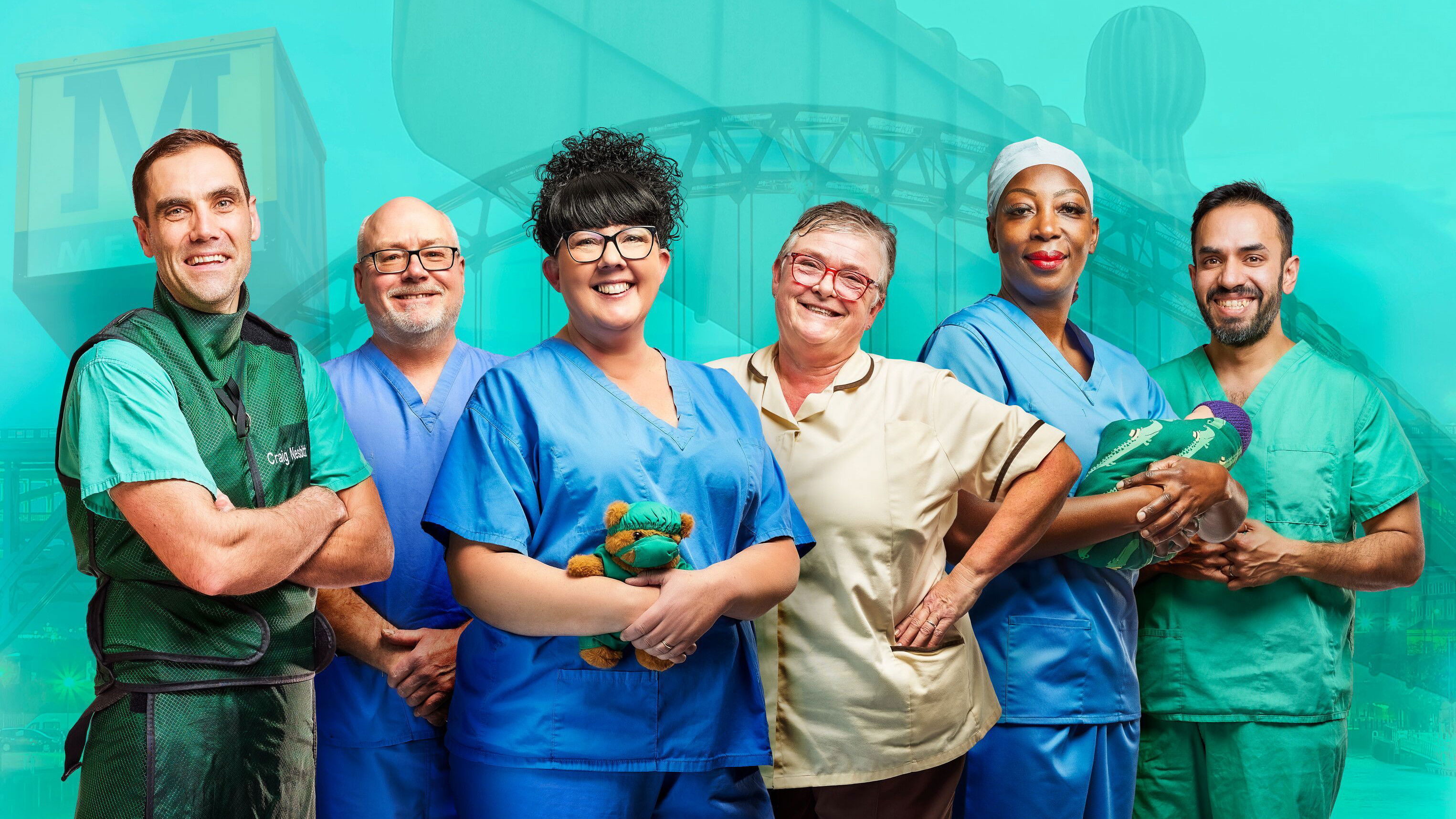 Backdrop for Geordie Hospital