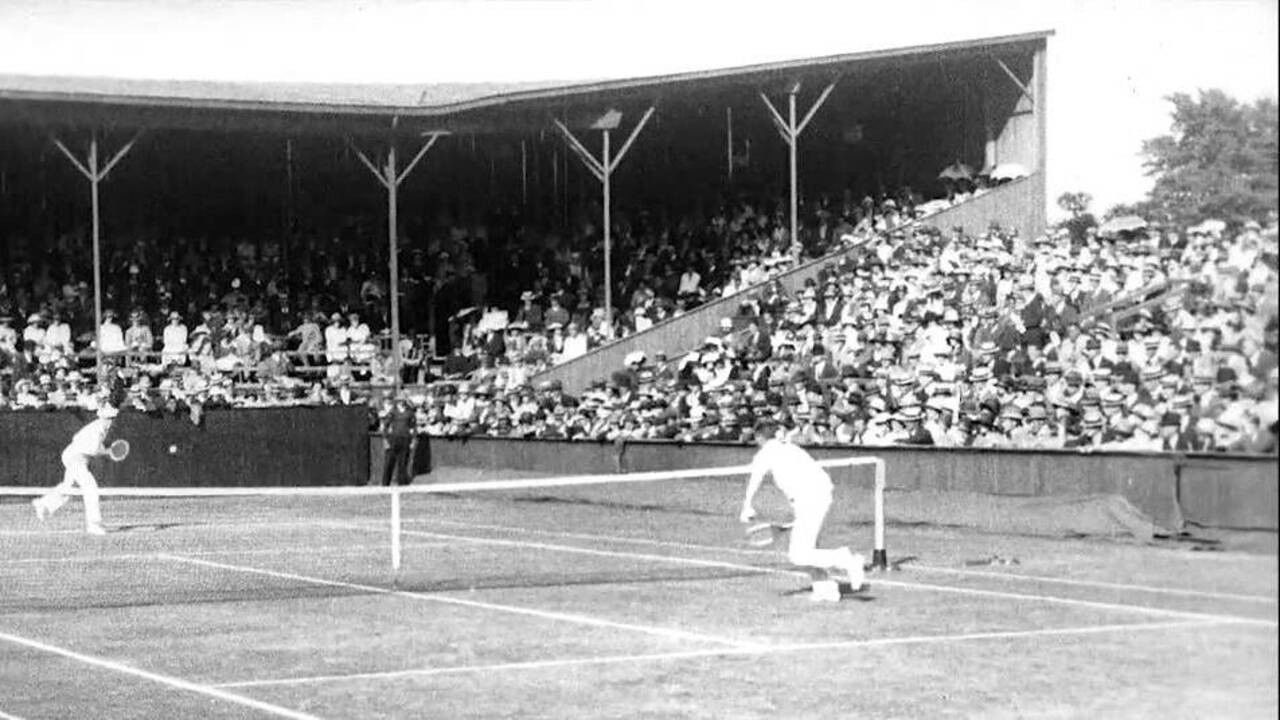 Backdrop for Tennis World Championships Open at Wimbledon