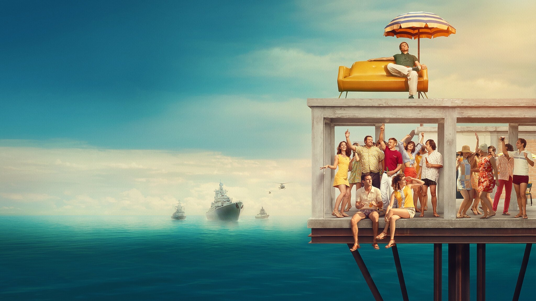 Backdrop for Rose Island