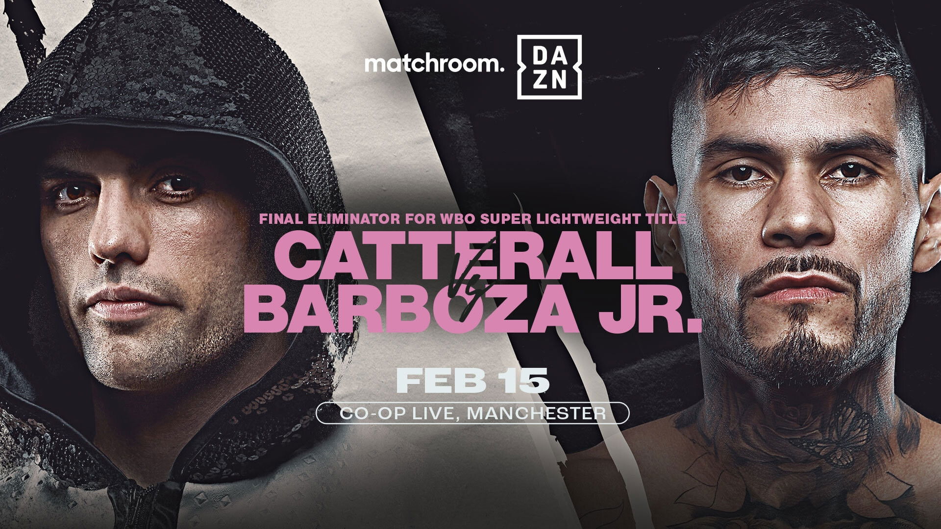Backdrop for Jack Catterall vs. Arnold Barboza Jr.