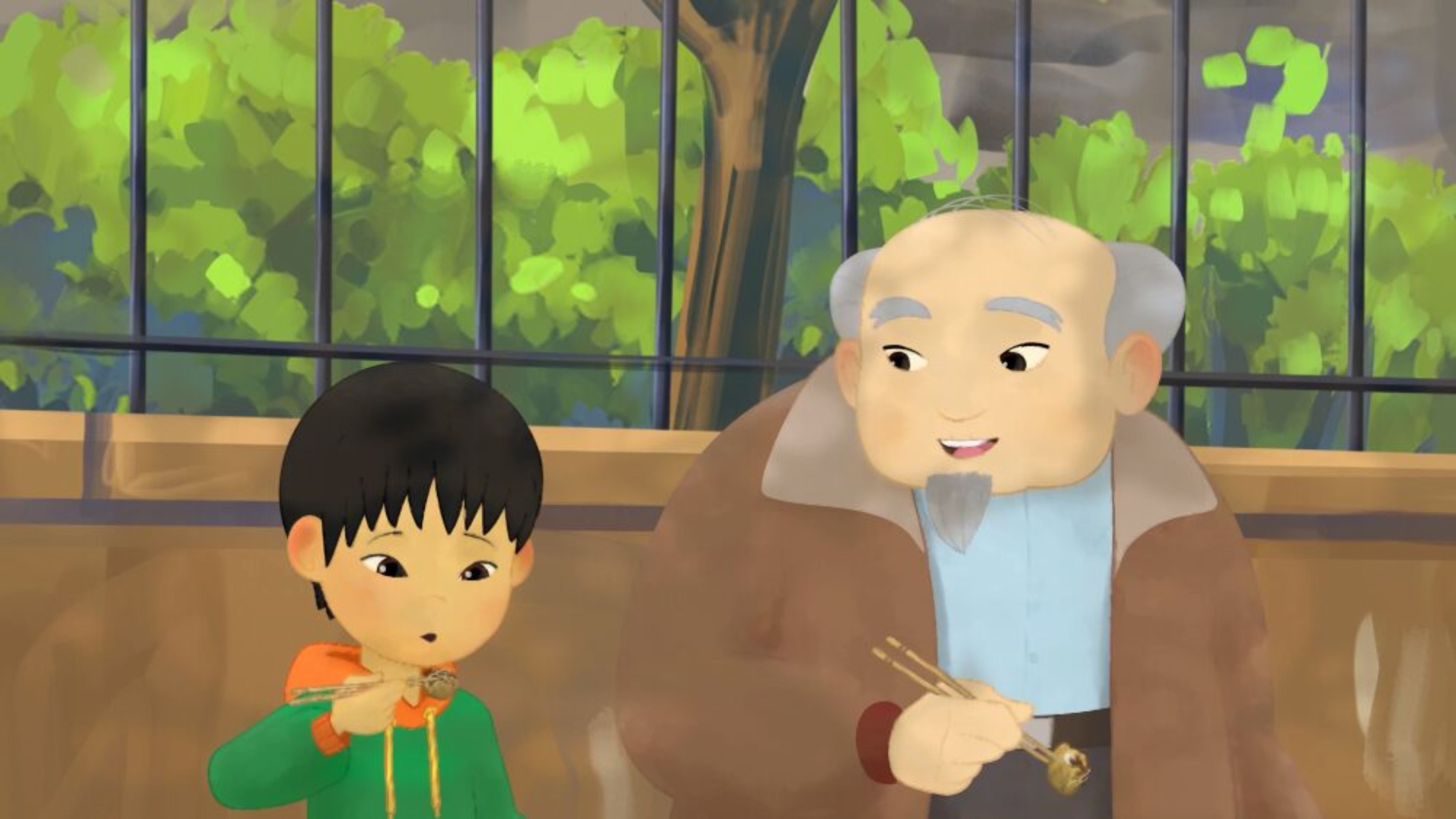 Backdrop for My Grandfather Is a Nihonjin