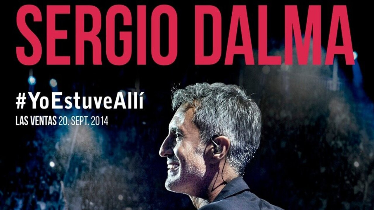 Backdrop for Sergio Dalma. Yo estuve allí