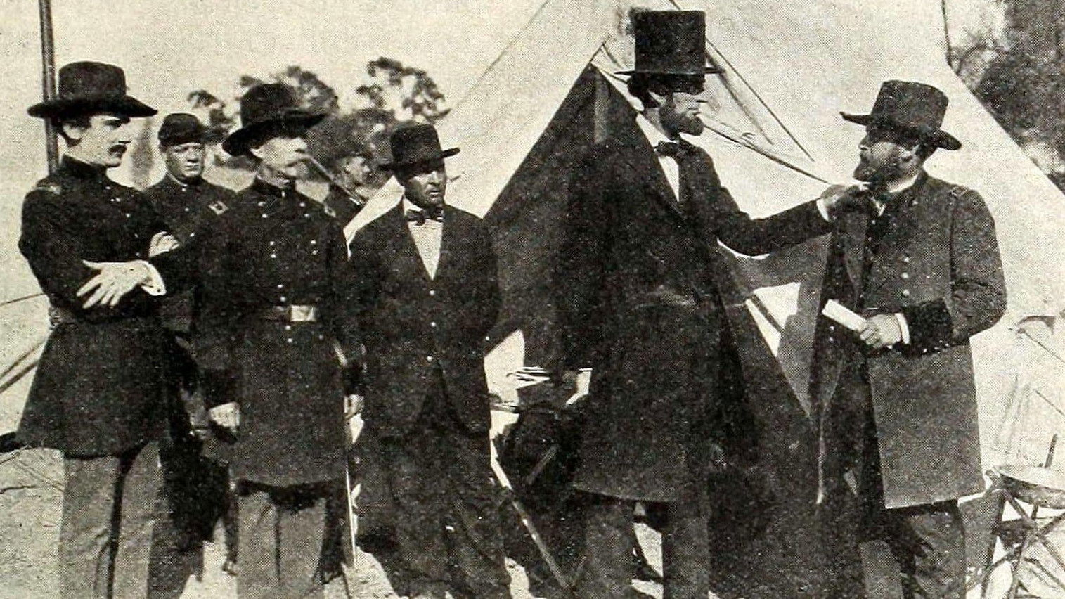 Backdrop for The Dramatic Life of Abraham Lincoln