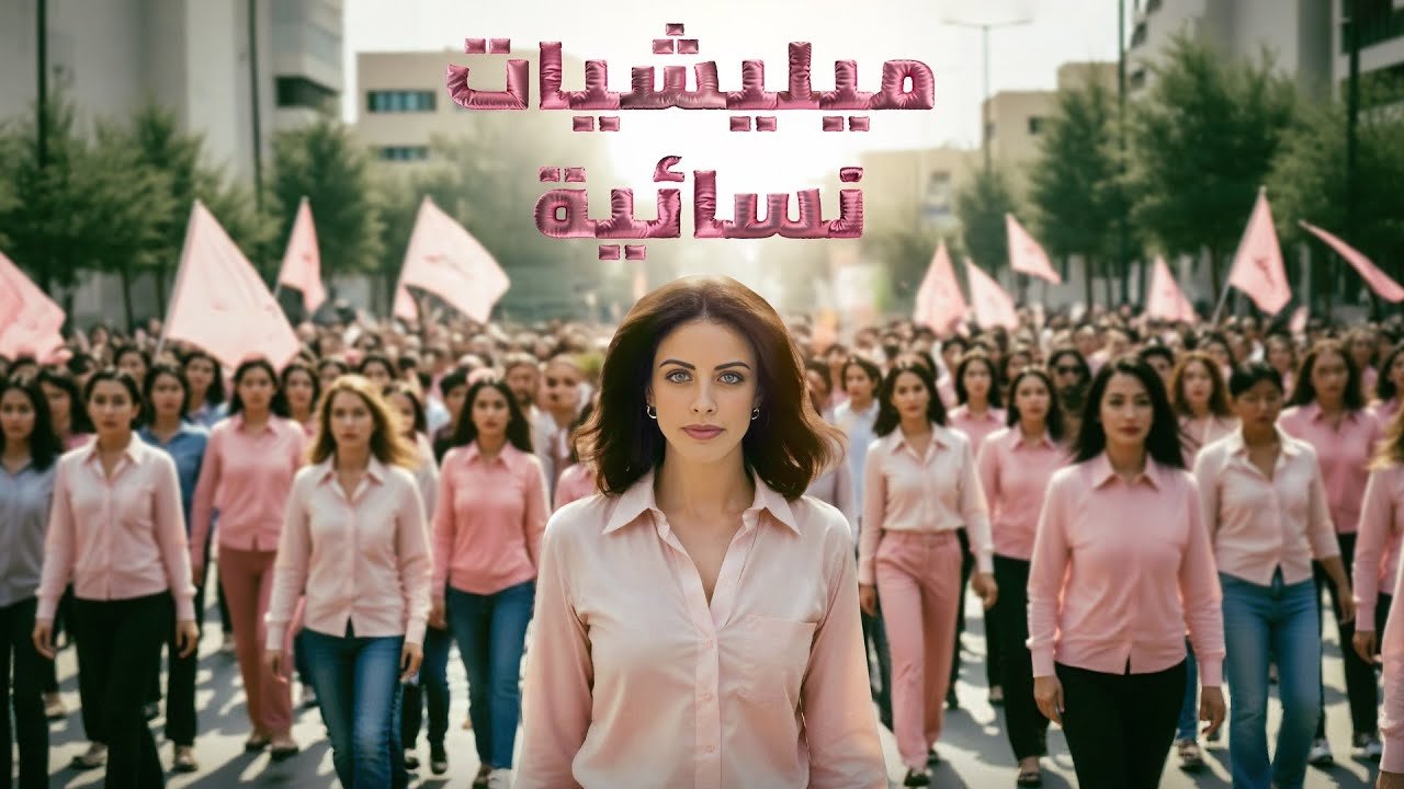 Backdrop for Women's militias