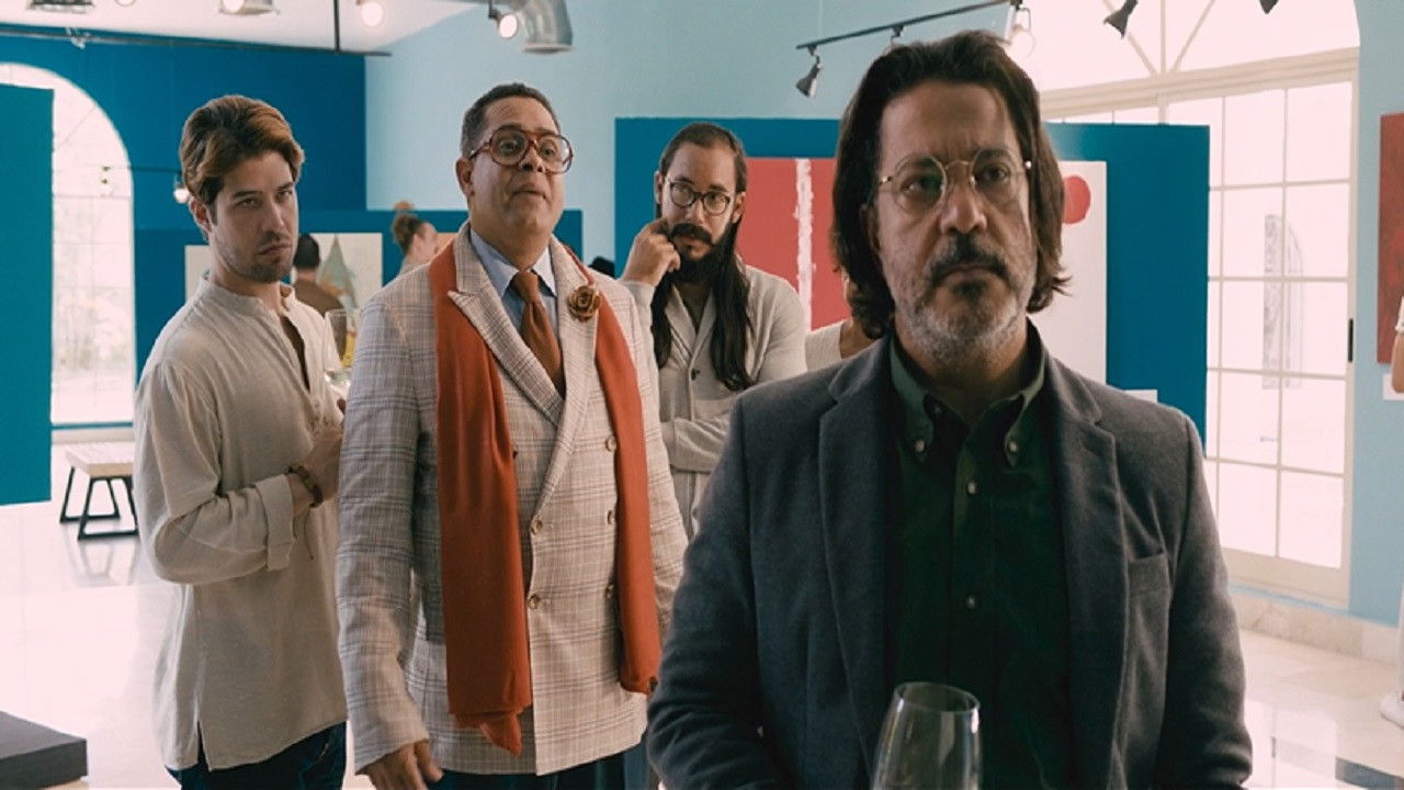 Backdrop for El vendedor de arte