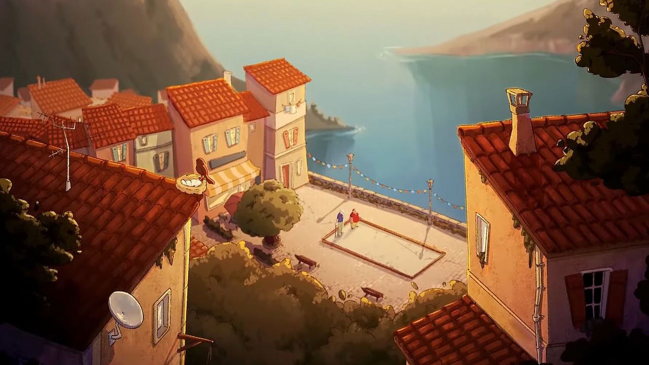 Backdrop for Les vieux de l'amour