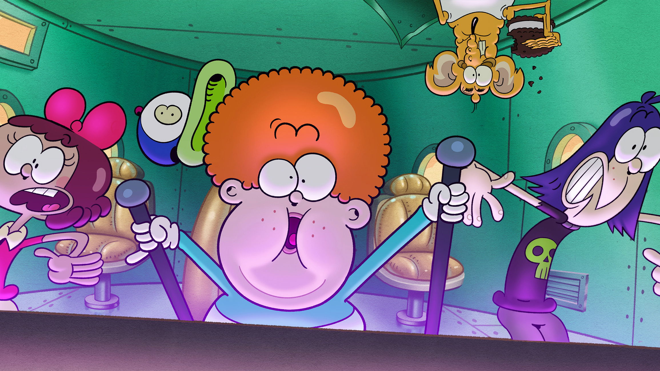 Backdrop for Billy Dilley’s Super-Duper Subterranean Summer