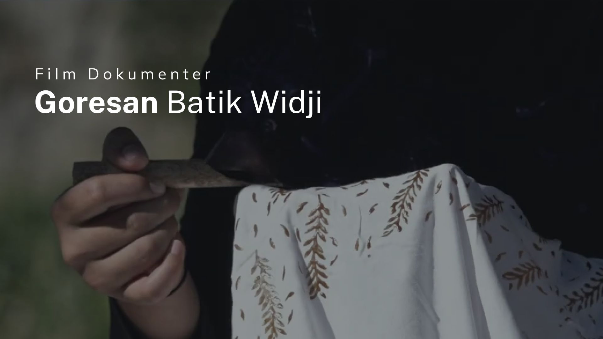 Backdrop for Goresan Batik Widji