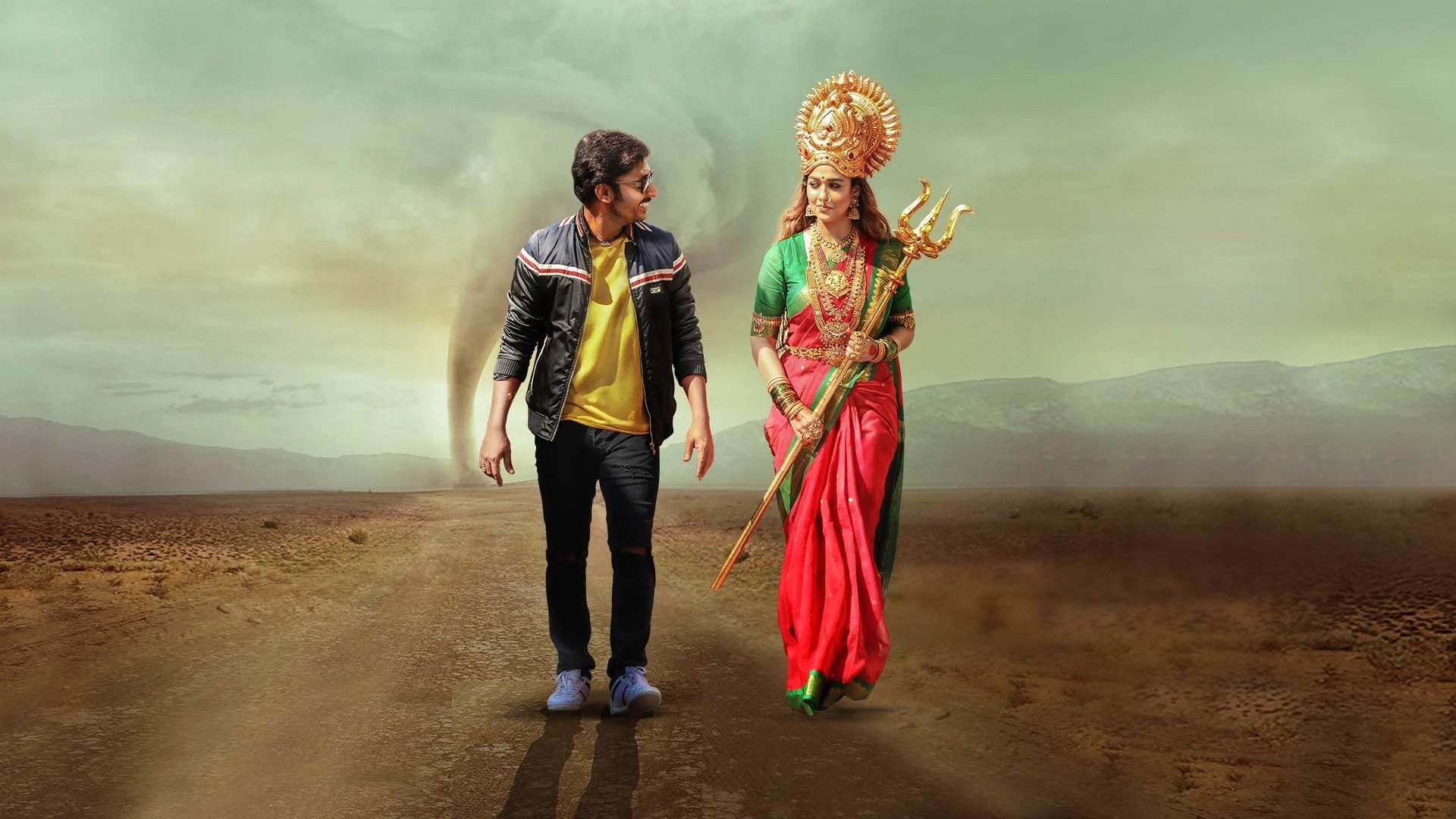 Backdrop for Mookuthi Amman