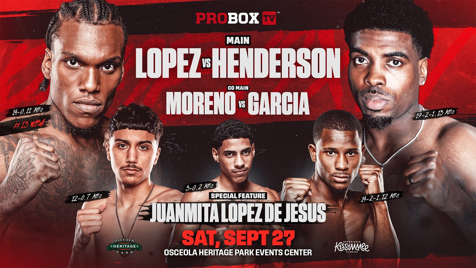 Backdrop for Najee Lopez vs. Kalvin Henderson