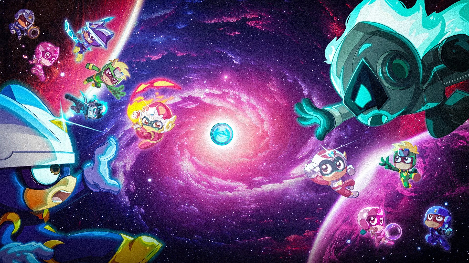 Backdrop for Happy Heroes: Multiverse Rescue