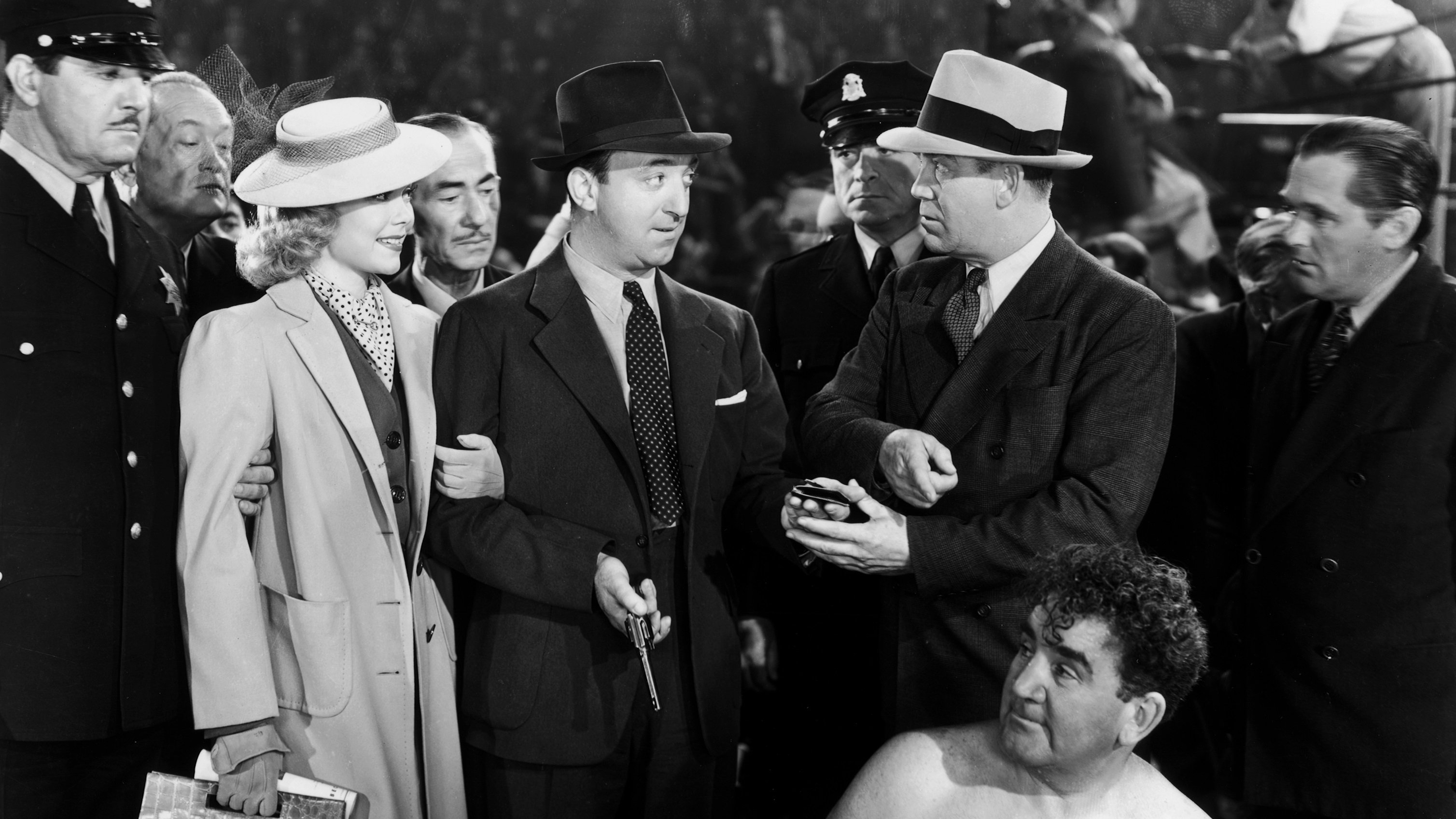 Backdrop for Torchy Blane... Playing with Dynamite