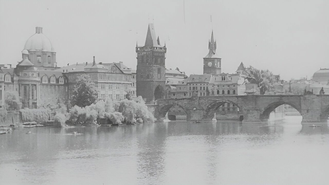Backdrop for Noble and Mundane Prague