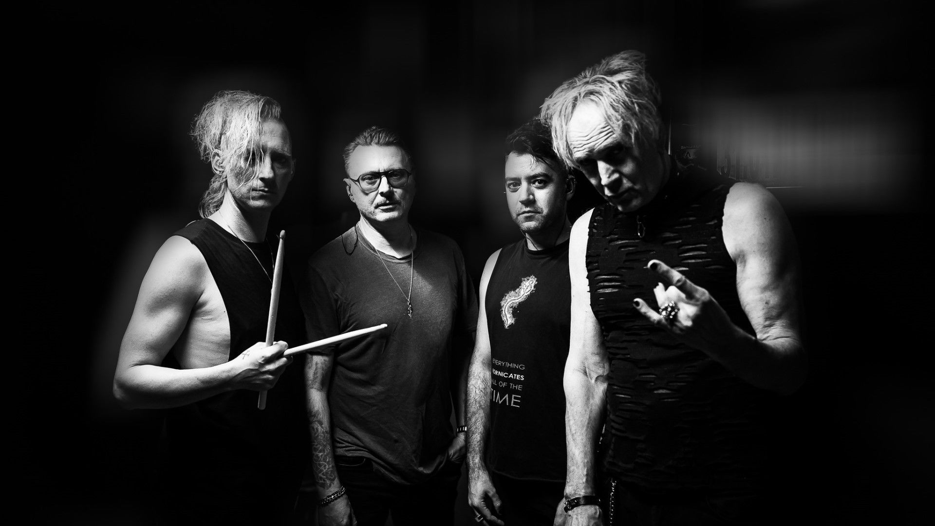 Backdrop for Front Line Assembly - Kampfbereit