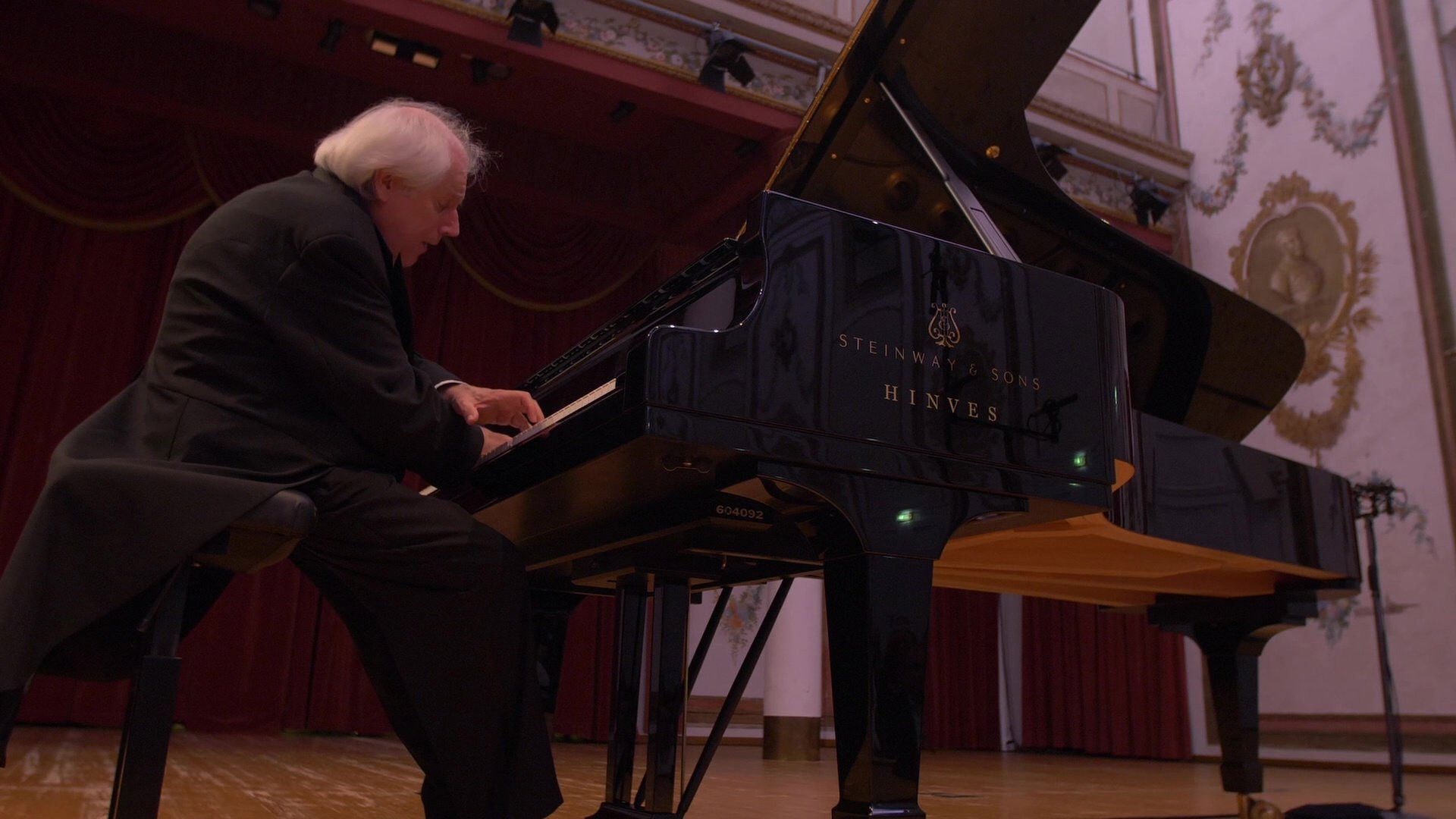 Backdrop for Grigori Sokolov at Esterházy Palace