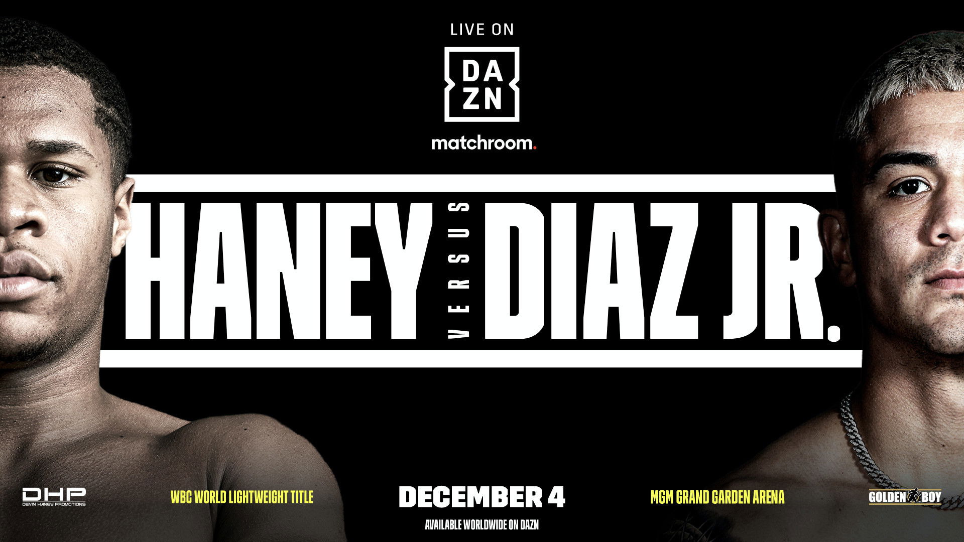 Backdrop for Devin Haney vs. JoJo Diaz