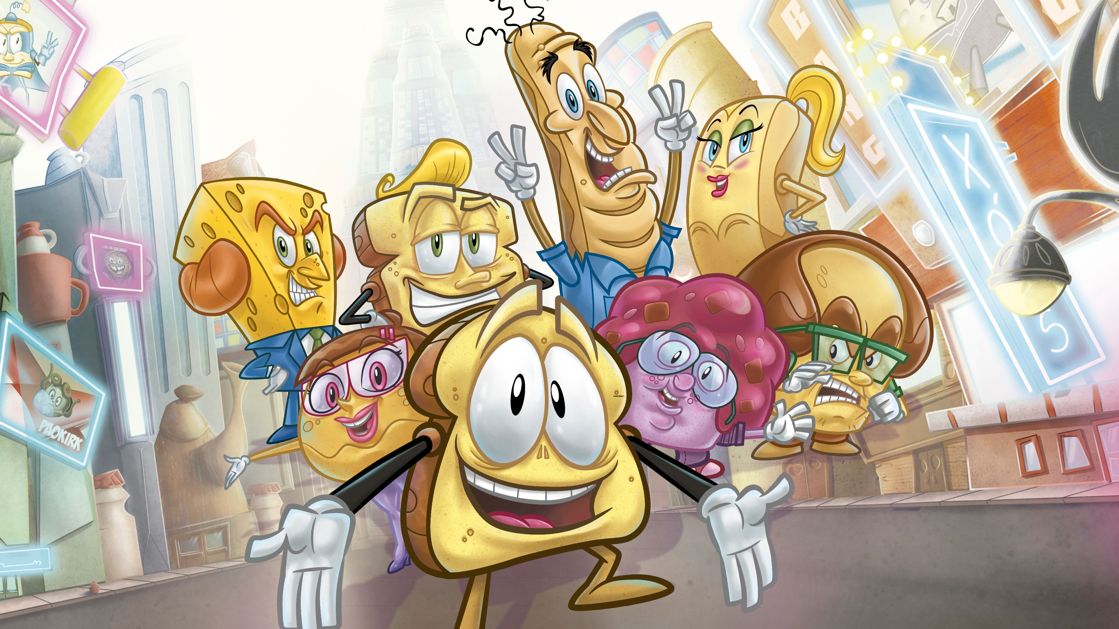 Backdrop for Osmar, The First Slice of the Loaf