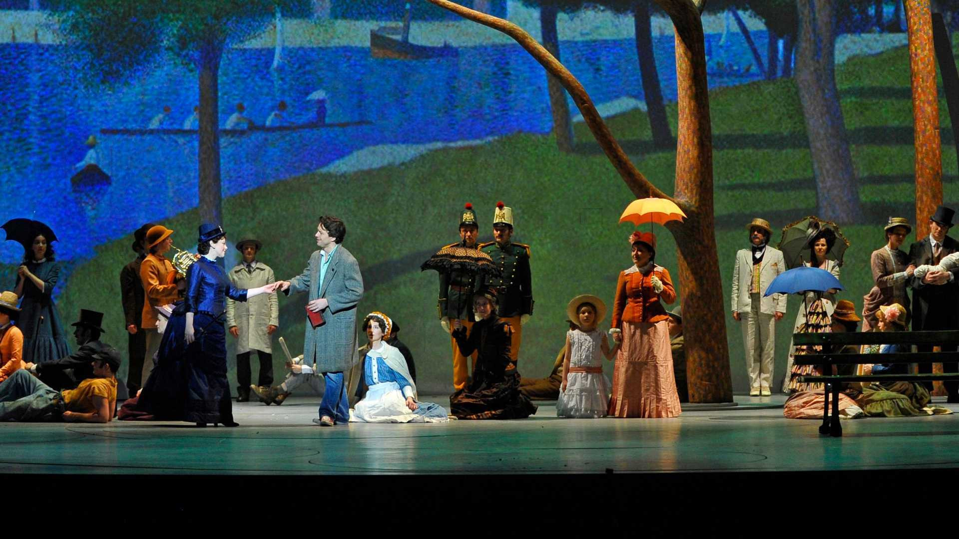 Backdrop for Sunday In the Park with George