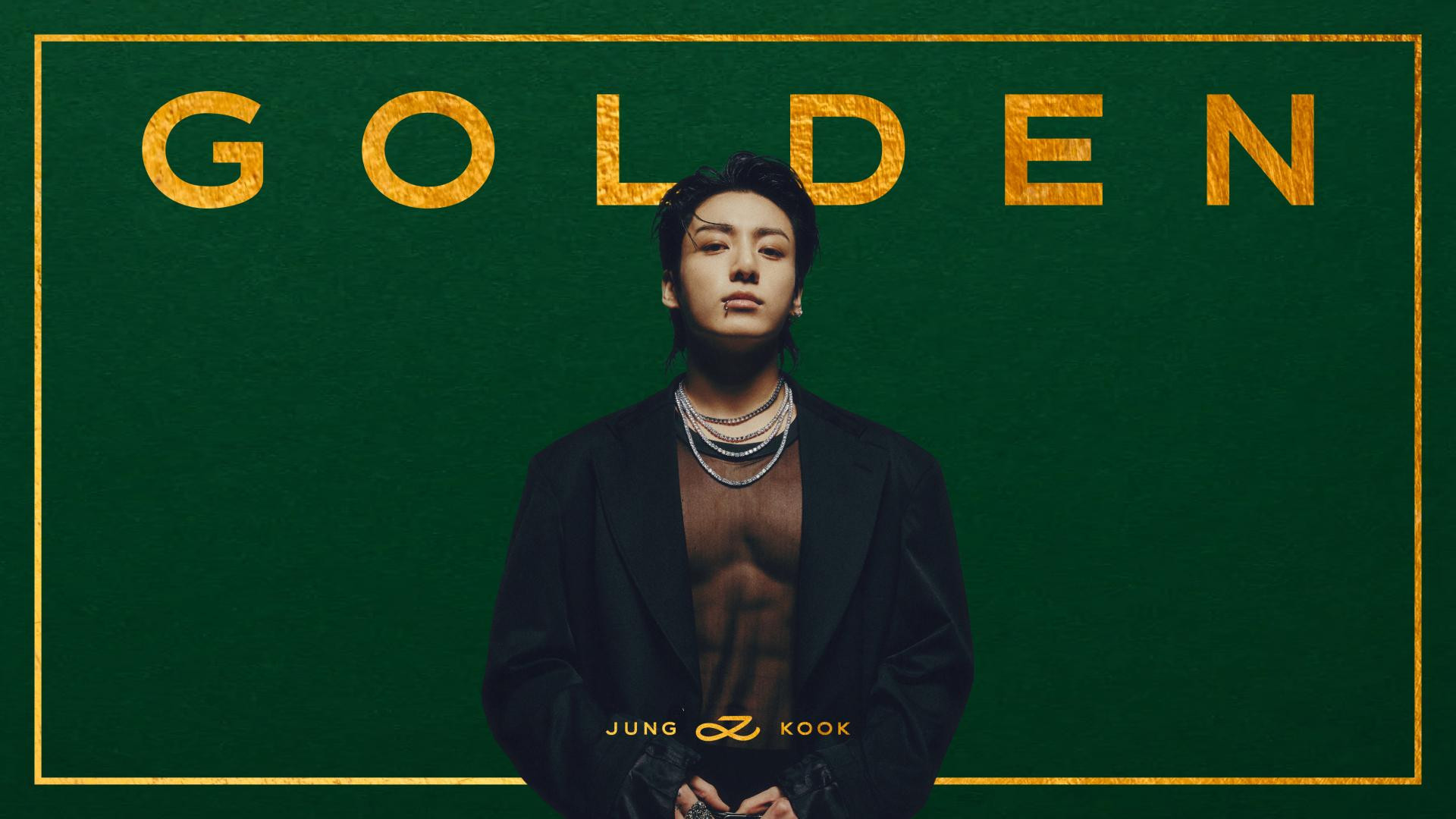 Backdrop for Jung Kook ‘GOLDEN’ Live On Stage