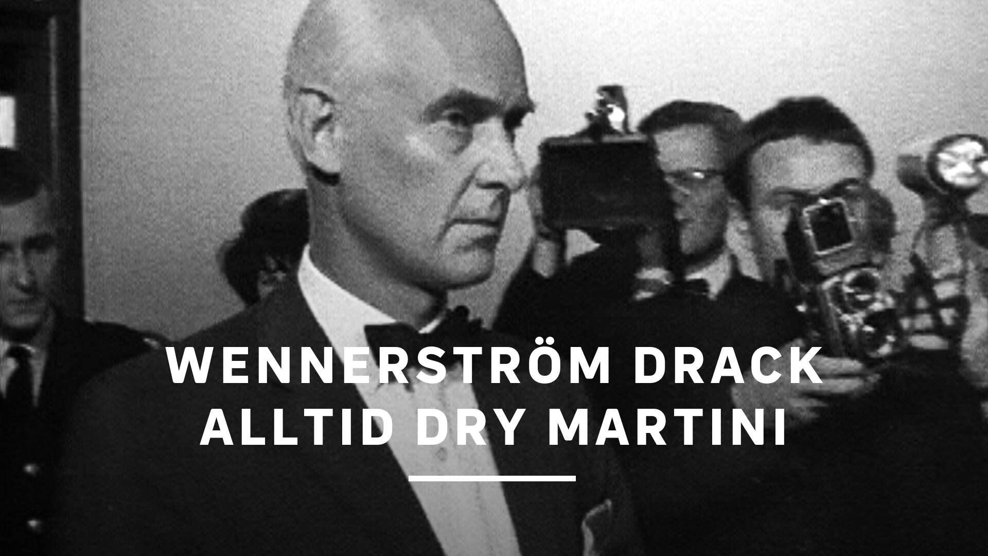 Backdrop for Wennerström drack alltid Dry Martini