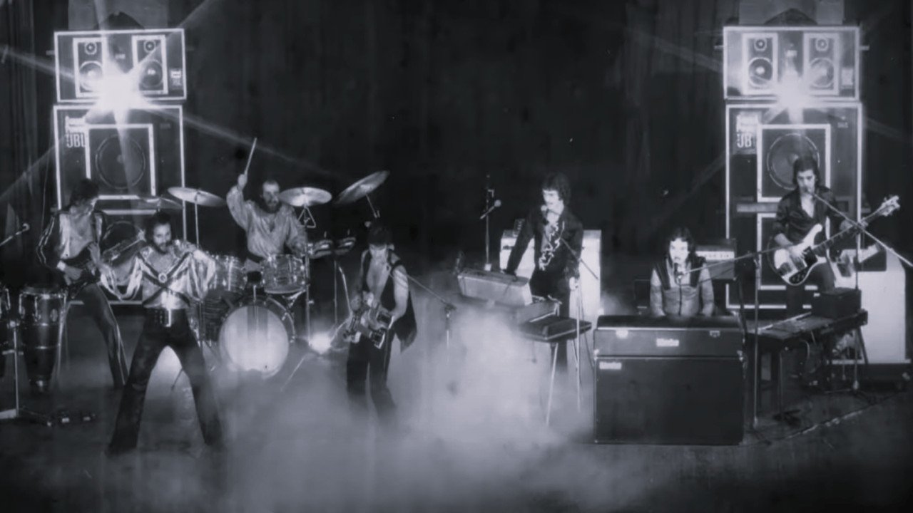 Backdrop for 30 Years of Argentine Rock