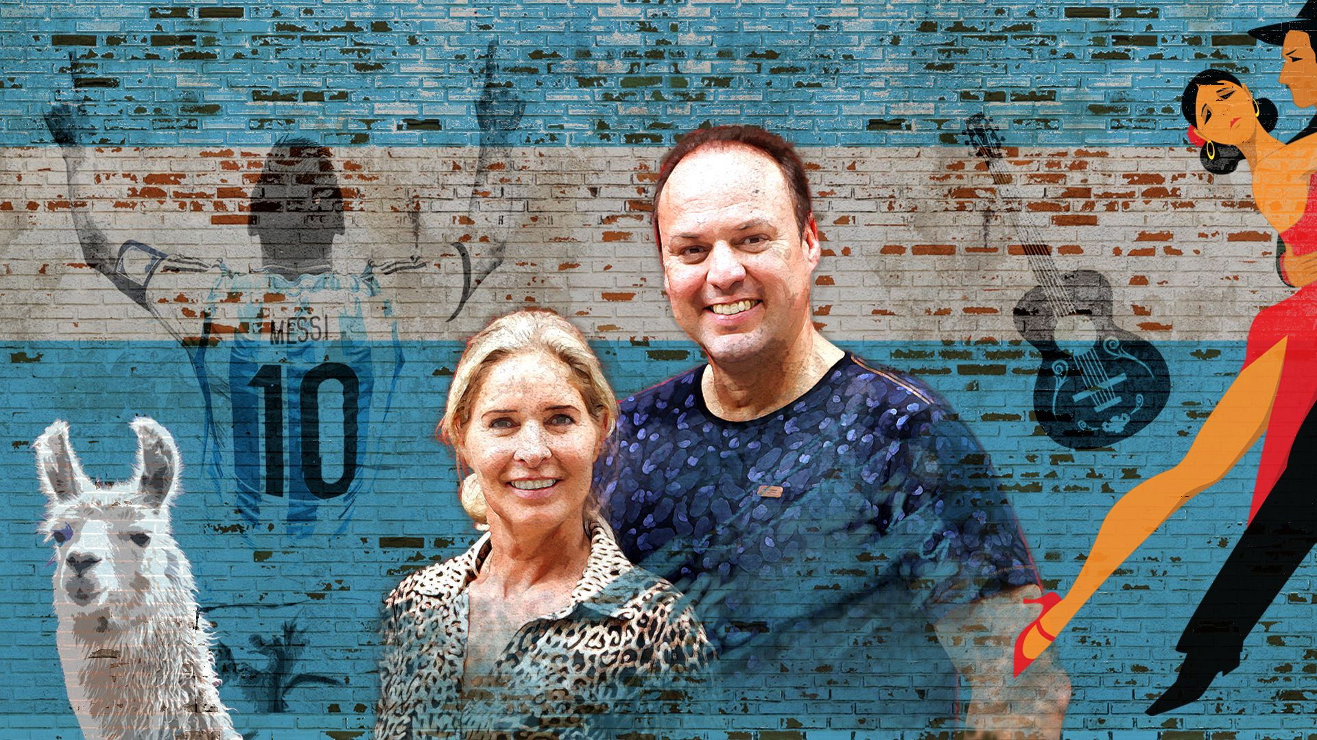 Backdrop for De Bauers in Argentinië