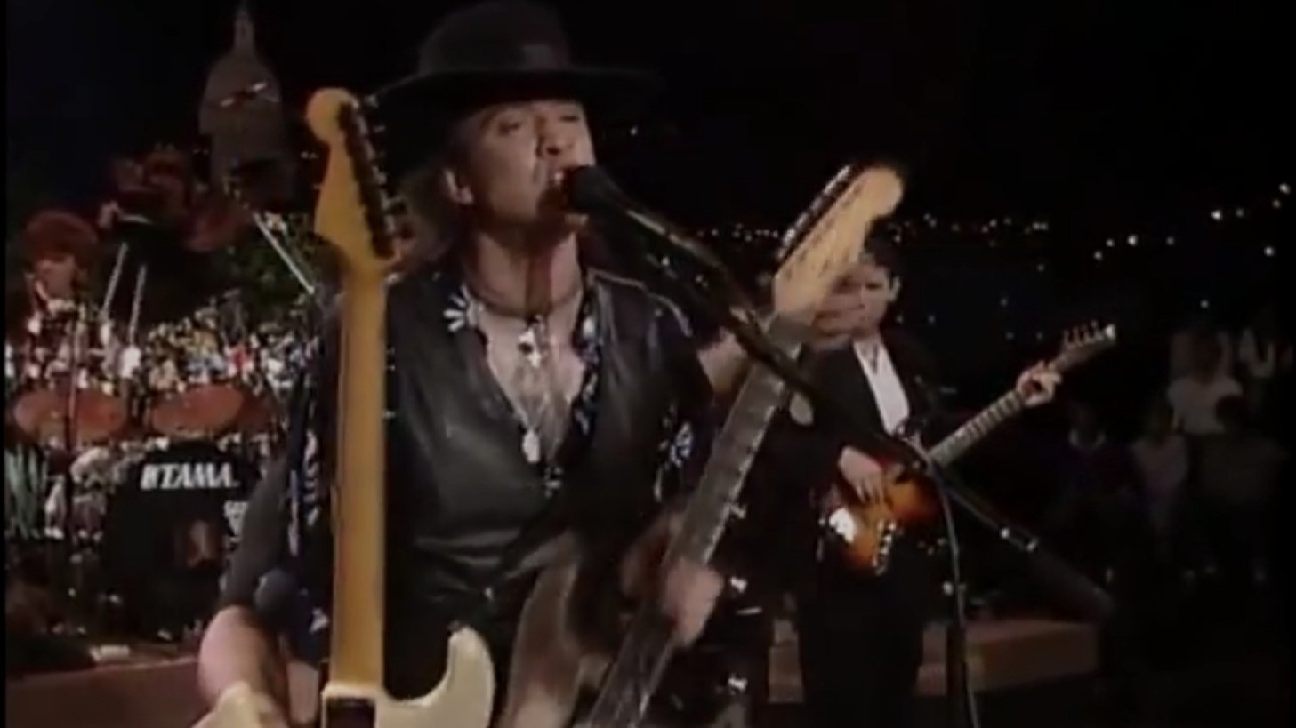 Backdrop for Stevie Ray Vaughan and Double Trouble – One Night In Texas