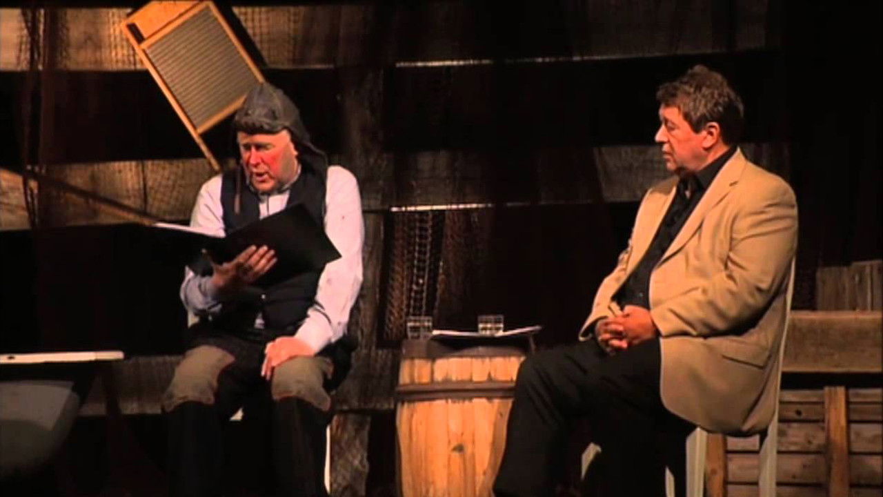 Backdrop for Oluf i eget bokbad