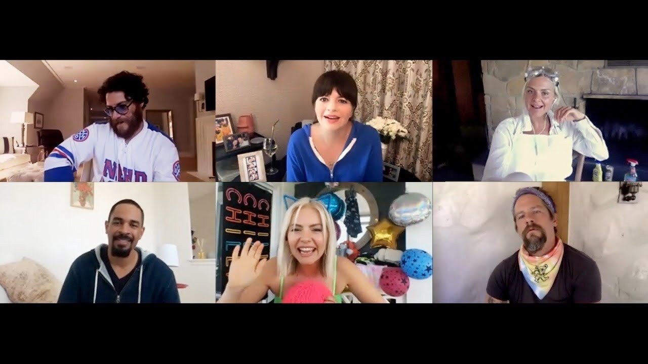 Backdrop for Happy Endings Special Charity Event