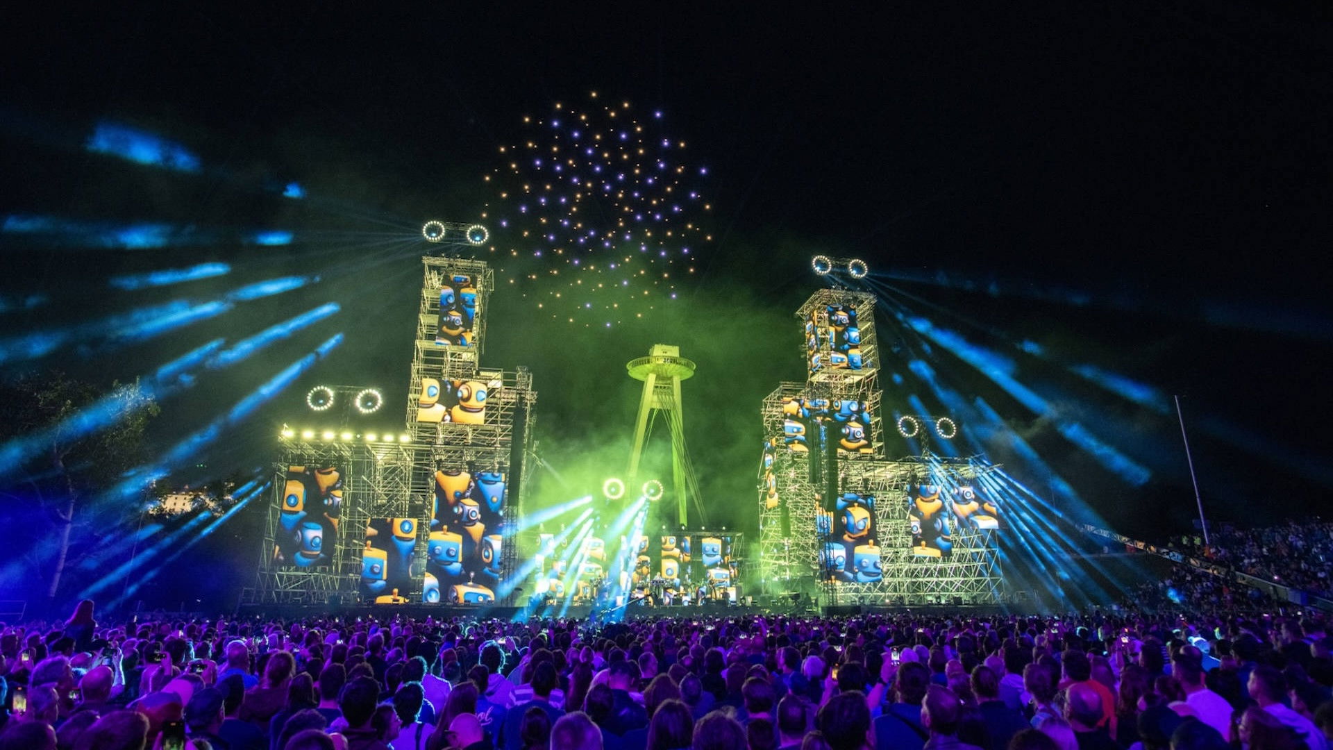 Backdrop for Jean-Michel Jarre - Bridge from the Future