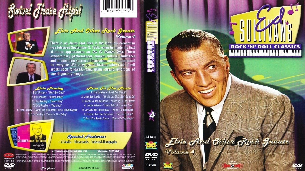 Backdrop for Ed Sullivan's Rock & Roll Classics-Elvis & Other Rock Greats Vol. 4