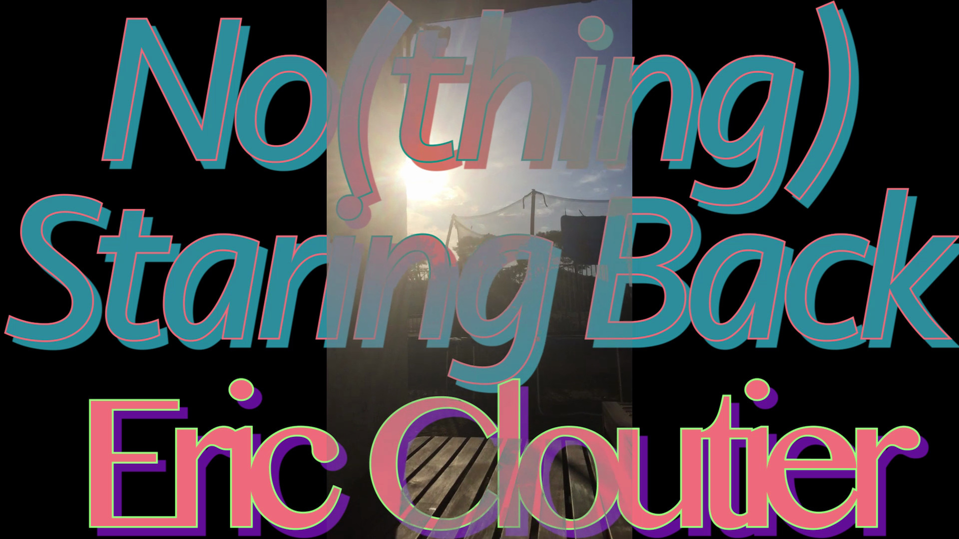 Backdrop for No(thing) Staring Back