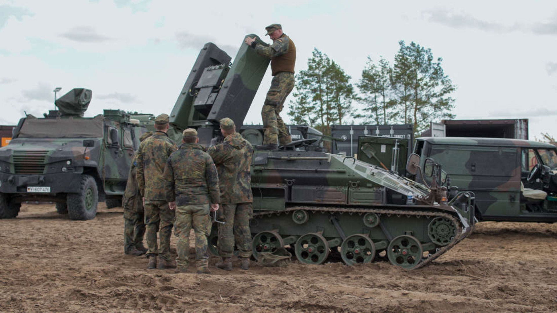 Backdrop for RUKLA: Currently No Enemy In Sight