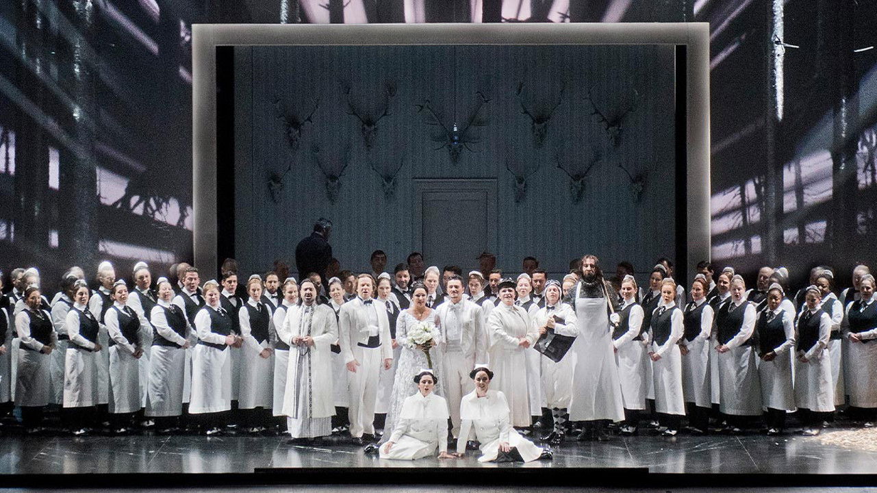 Backdrop for Tchaikovsky: Iolanta / Bartók: Bluebeard's Castle