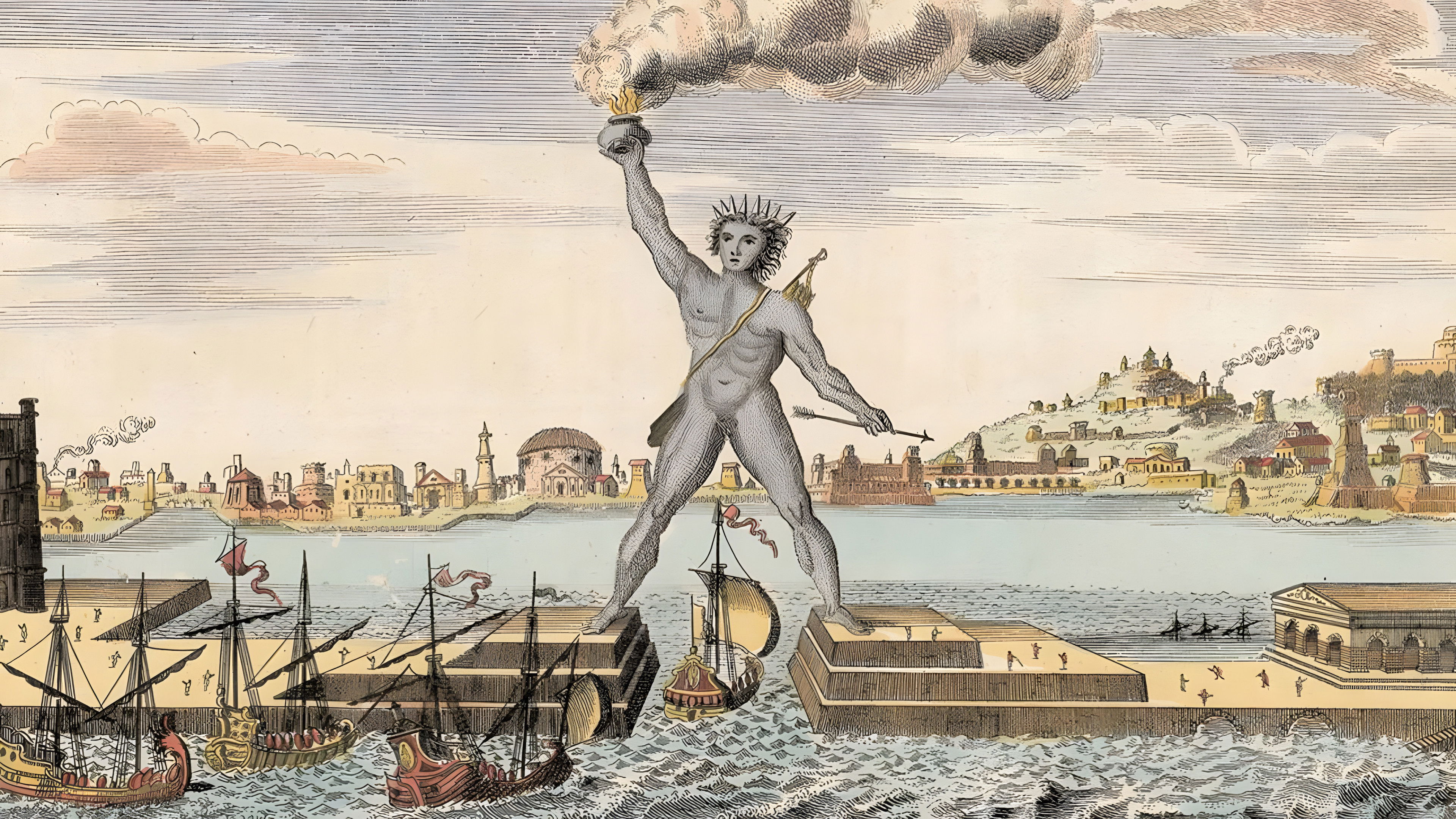 Backdrop for Lost Treasures of the Ancient World: The Seven Wonders of the Ancient World