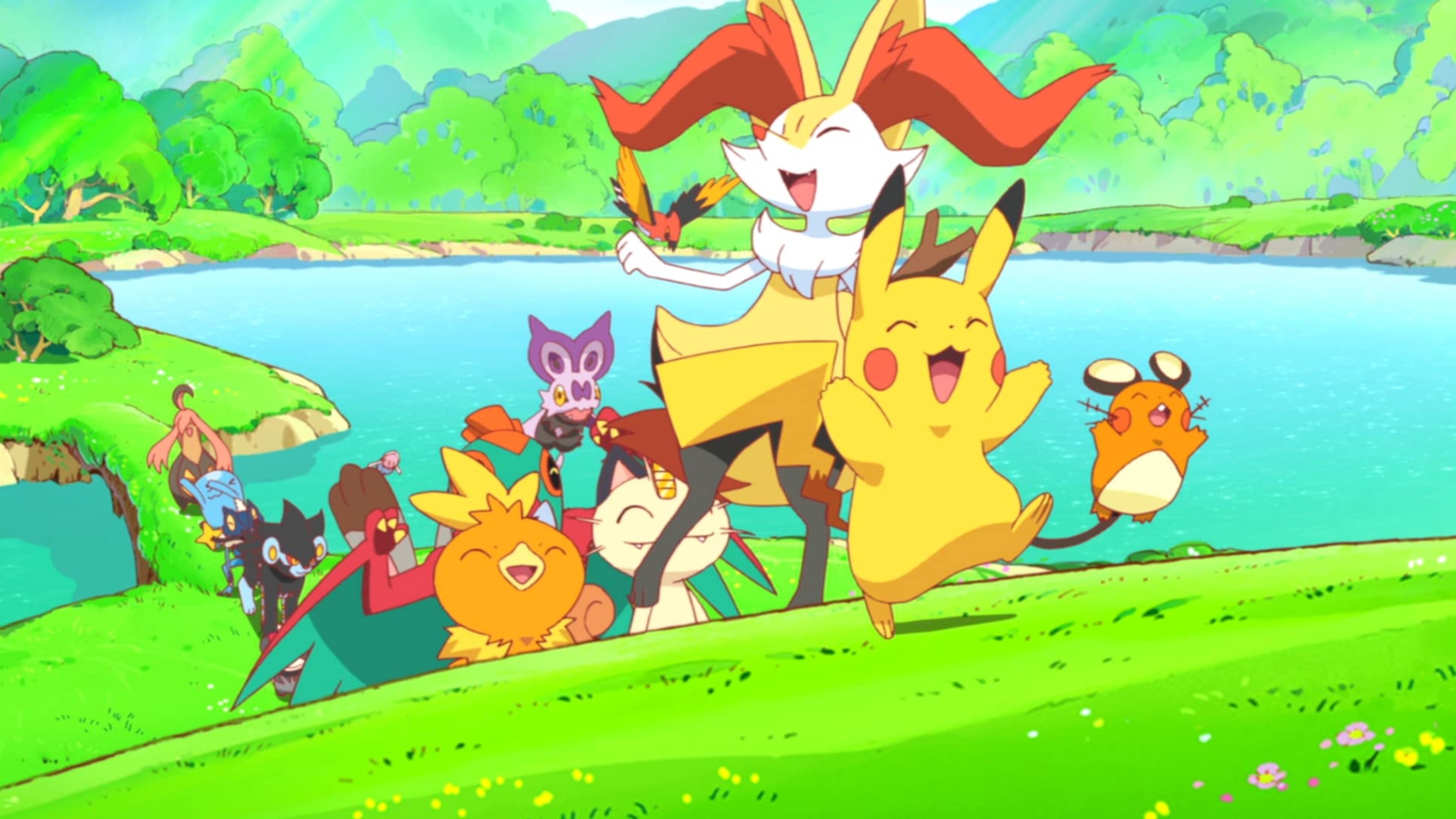 Backdrop for Pikachu and the Pokémon Music Squad