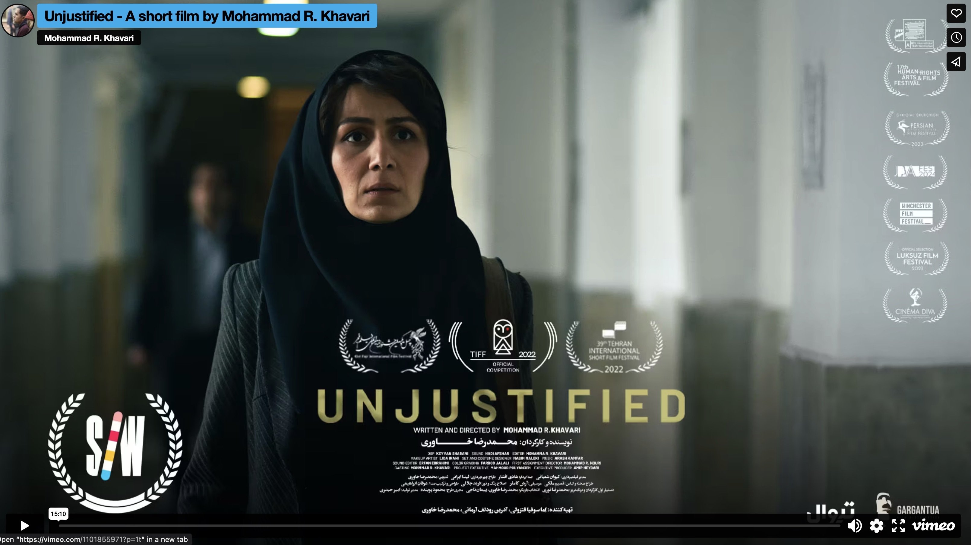 Backdrop for Unjustified