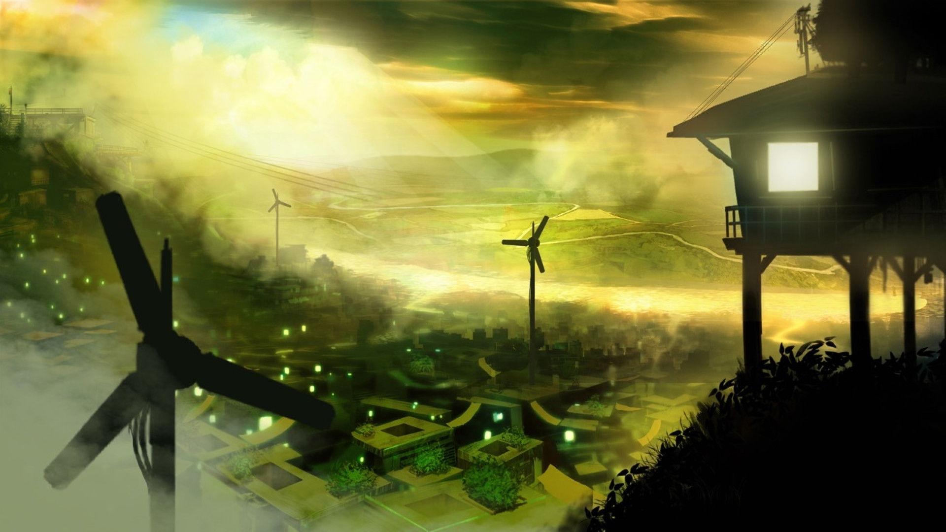 Backdrop for Electric City