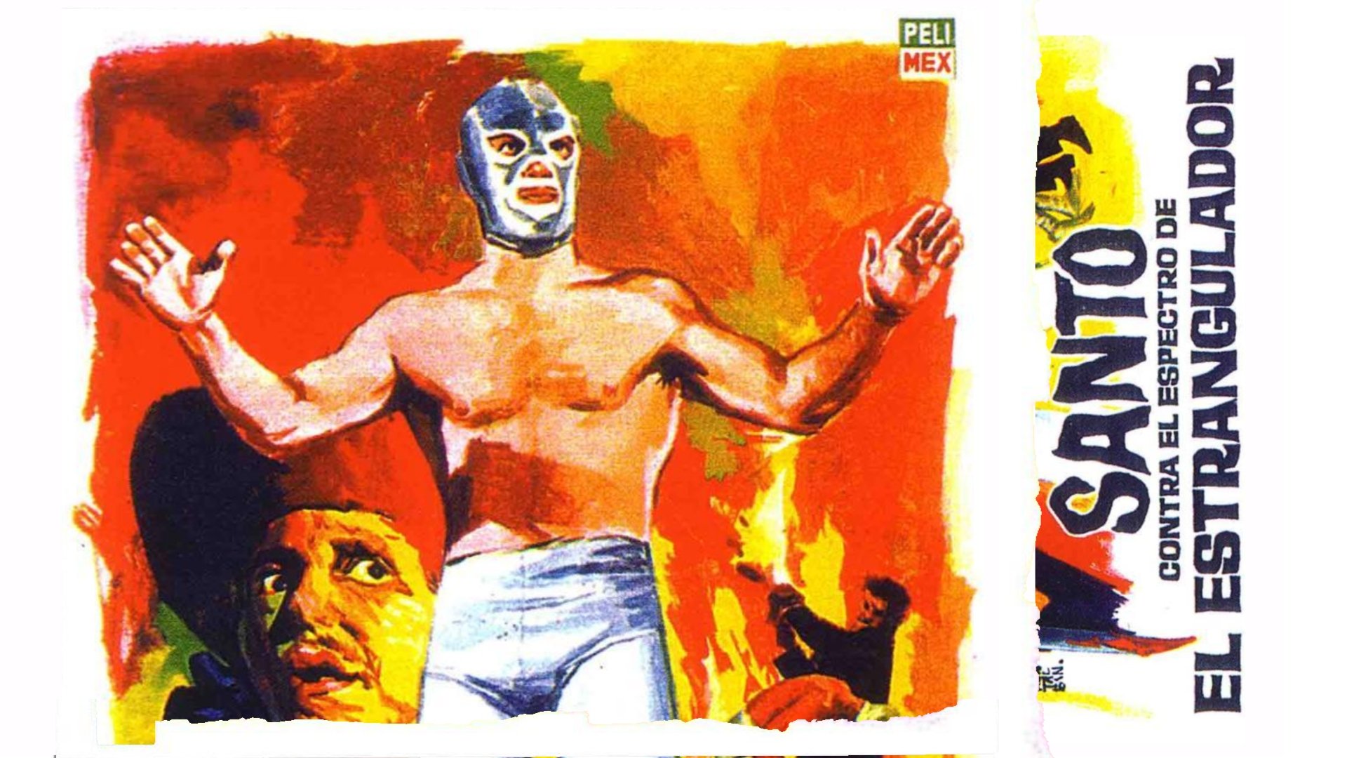 Backdrop for Santo vs. the Ghost of the Strangler