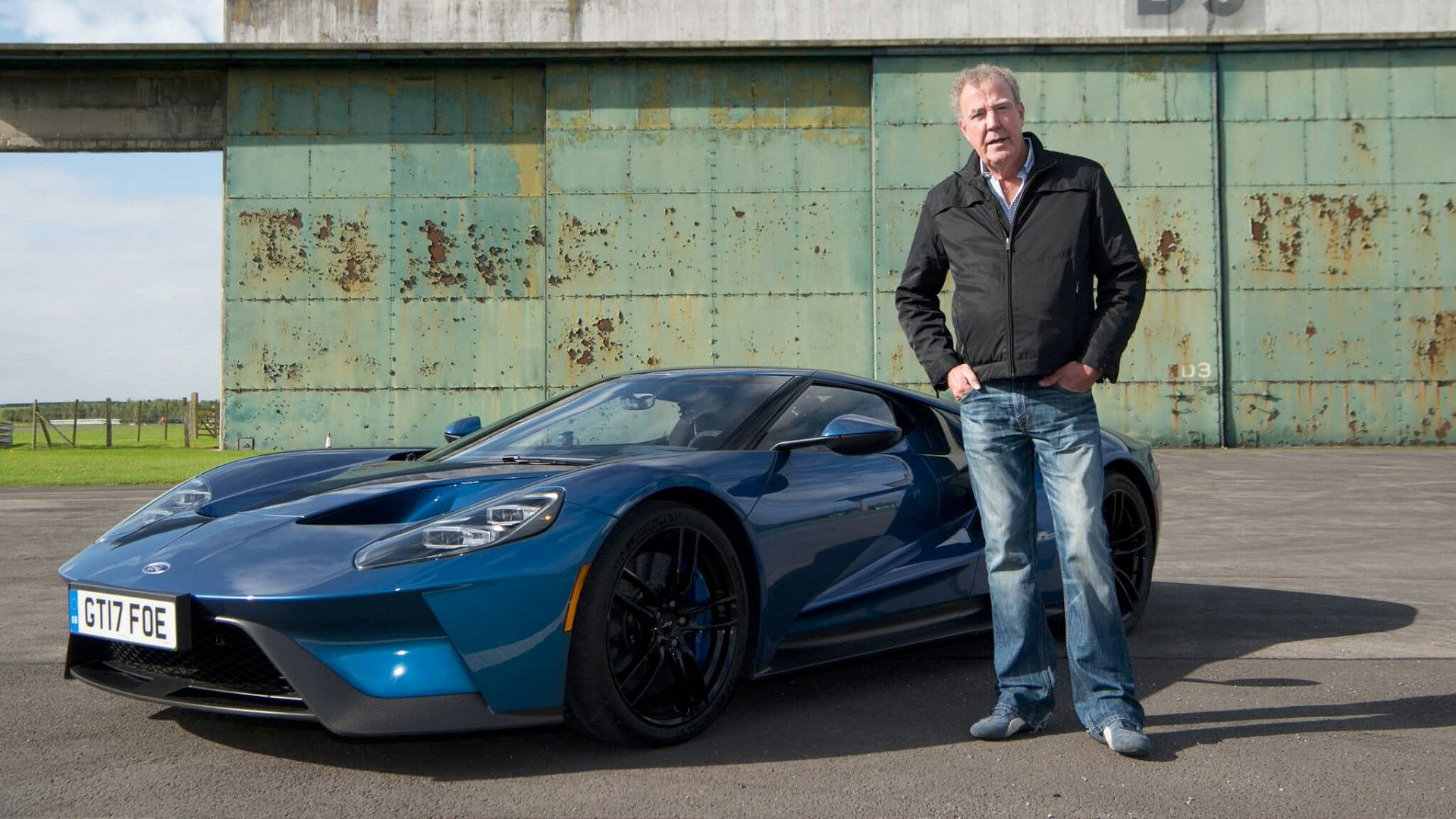 Backdrop for Jeremy Clarkson at Full Throttle