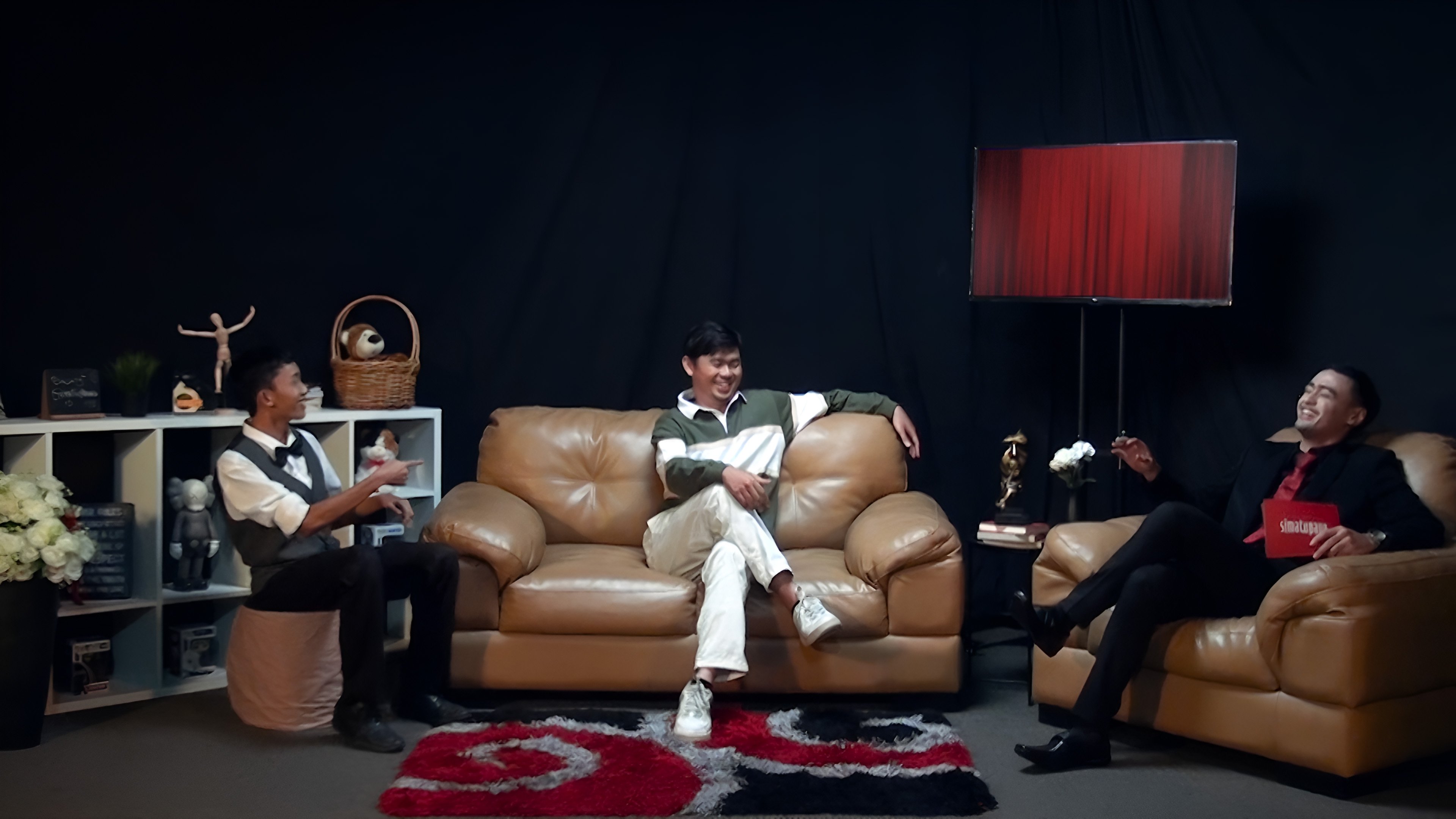 Backdrop for Simatupang's Chit-Chat