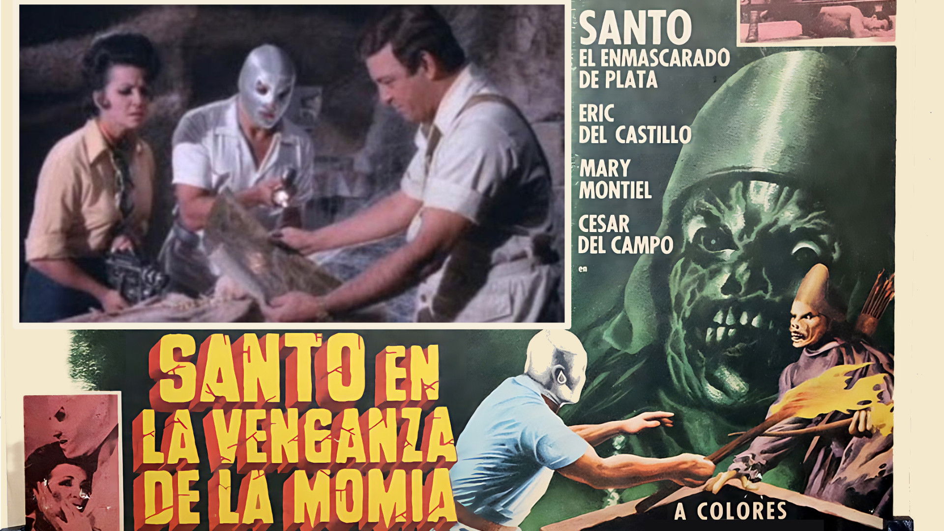 Backdrop for Santo in the Vengeance of the Mummy