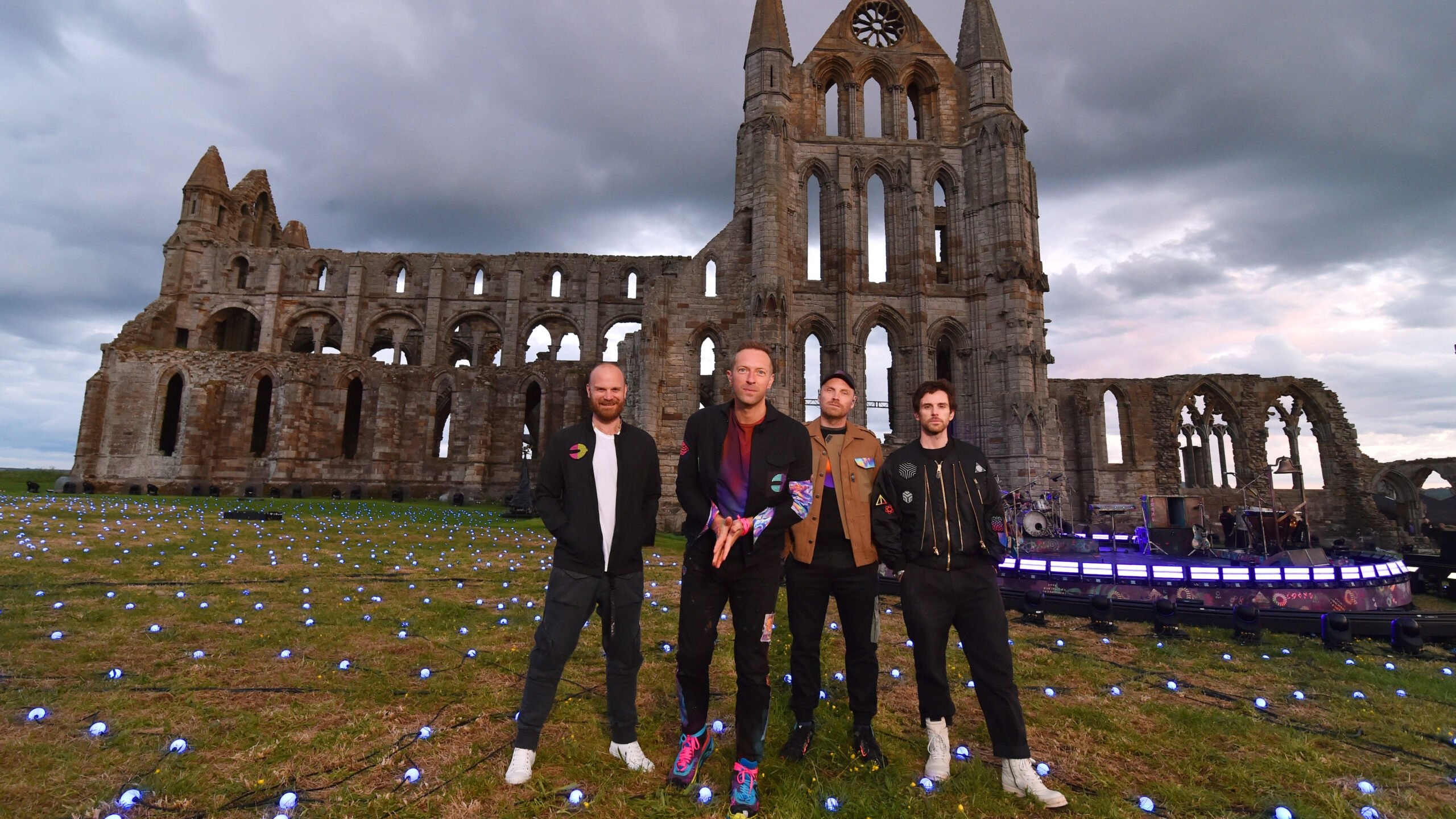 Backdrop for Coldplay: BBC Radio 1's Big Weekend • Whitby Abbey