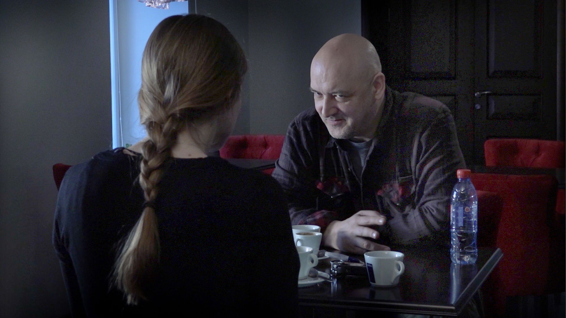 Backdrop for Through the Black Glass