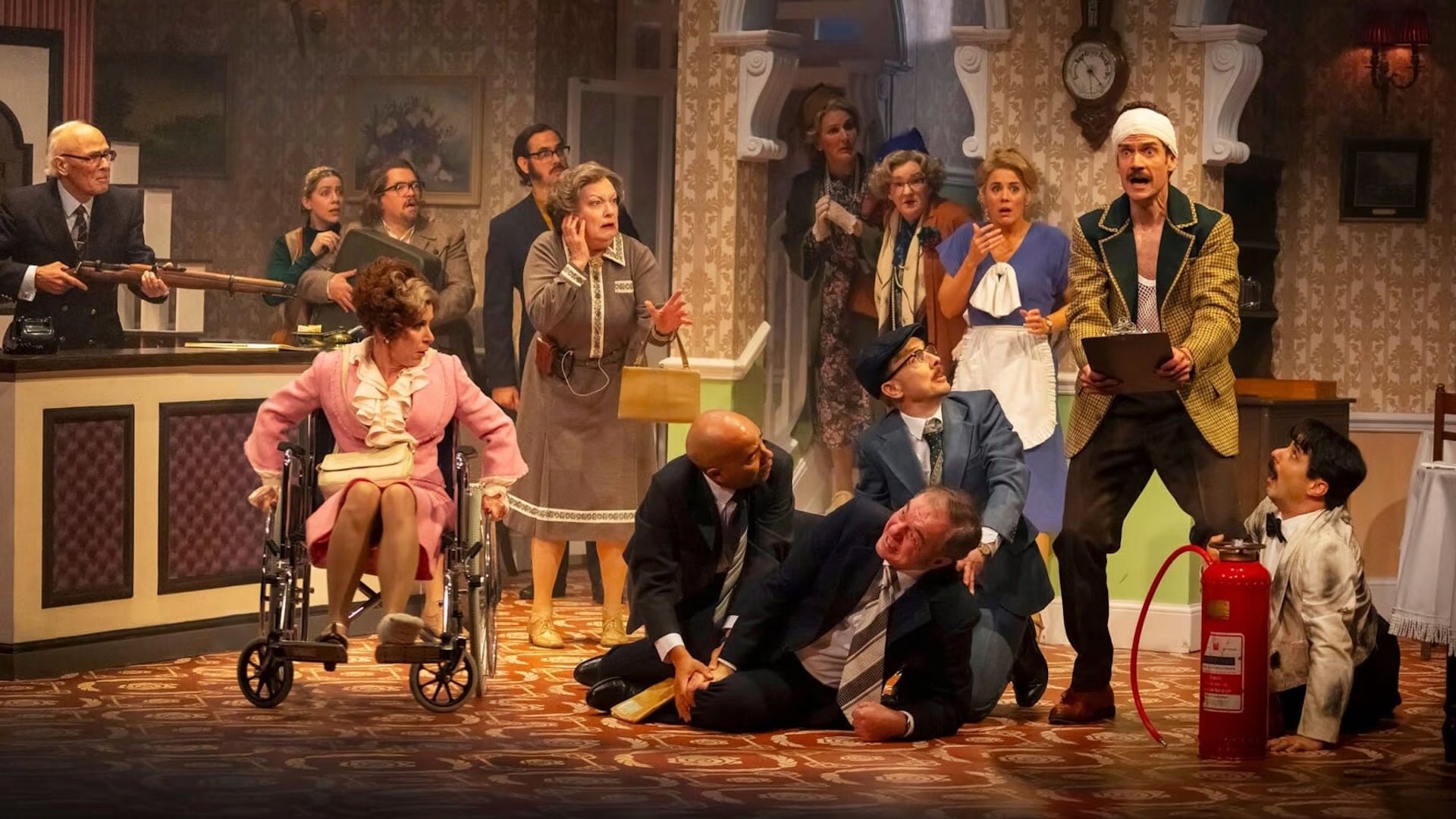 Backdrop for Fawlty Towers: The Play